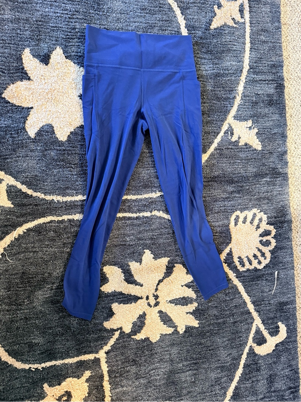 Athleta High-Waist Blue Leggings
